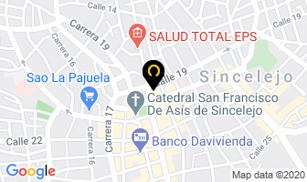 Mapa de Coordinadora en Sincelejo