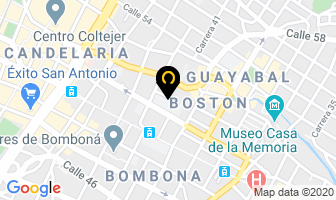 Mapa de Coordinadora De Herrajes Ltda en Medellín