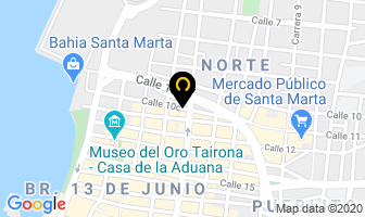 Mapa de Coordinadora Mercantil S.a. en Santa Marta