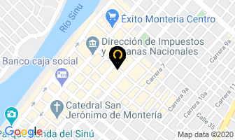 Mapa de Coordinadora Mercantil S.a en Montería