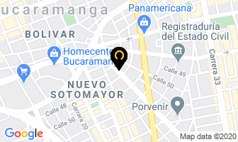 Mapa de Coosalud en Bucaramanga