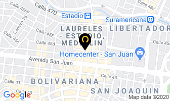 Mapa de Coosalud en Medellín