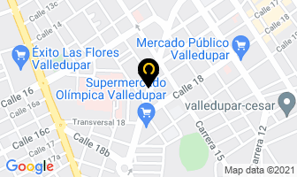 Mapa de Cooservar en Valledupar