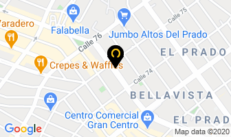 Mapa de Cooservar en Barranquilla
