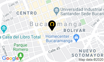 Mapa de Coosolidaria en Bucaramanga