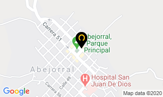 Mapa de Cootrabe en Abejorral