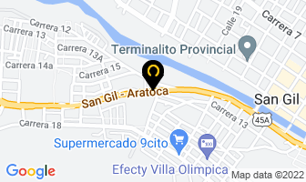 Mapa de Cootrafonce en San Gil