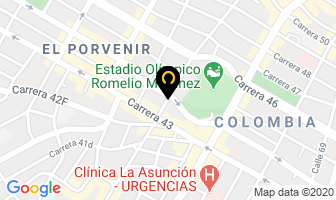 Mapa de Cootrametal en Barranquilla