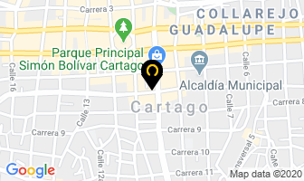 Mapa de Coovictoria en Cartago