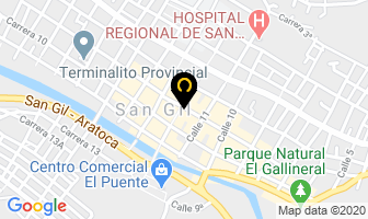 Mapa de Coovimag Ltda en San Gil