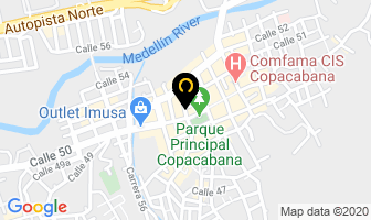 Mapa de Copabienes Ltda. en Copacabana