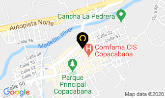 Mapa de Copacabana Centro De Estética en Copacabana
