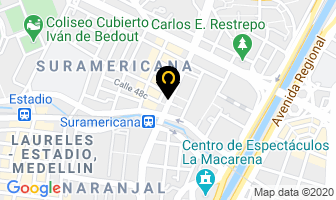 Mapa de Copas Soto Toro en Medellín