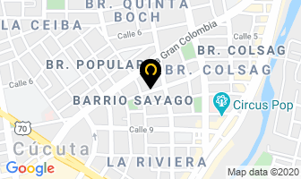 Mapa de Copete Tulia en Cúcuta