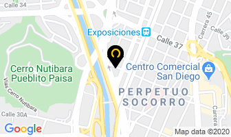 Mapa de Copetrán en Medellín
