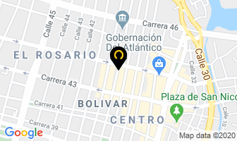Mapa de Copi-planos en Barranquilla