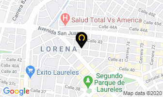Mapa de Copias Silvia Hernández en Medellín