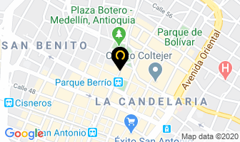 Mapa de Copias Y Max Ltda en Medellín