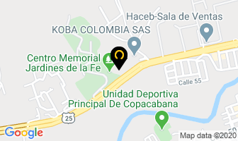 Mapa de Copidrogas en Bello