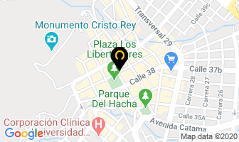 Mapa de Copillanos Centro en Villavicencio