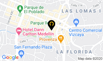 Mapa de Copitel Ltda. en Medellín