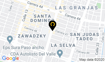 Mapa de Copitextos Gandi en Cali