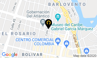 Mapa de Copitintas en Barranquilla