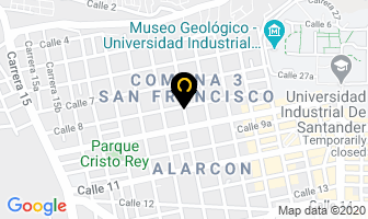 Mapa de Copower Ltda. en Bucaramanga