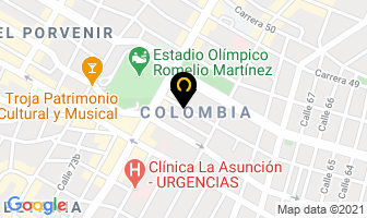 Mapa de Copy House en Barranquilla