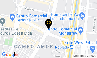 Mapa de Copy Net Litografia E Impresos en Medellín