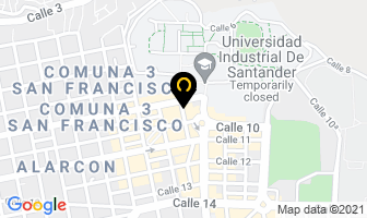 Mapa de Copy Pipe's en Bucaramanga