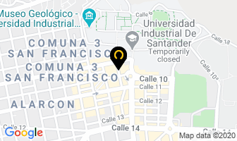 Mapa de Copy Pipe´s en Bucaramanga