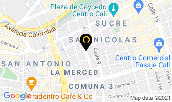 Mapa de Copy Tintas Y Láser en Cali