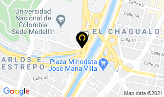 Mapa de Copy Yamaluz en Medellín