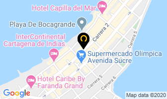 Mapa de Copyexpress De La Costa E.u. en Cartagena