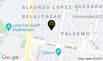 Mapa de Coralmedica en Bogotá D.C