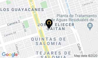 Mapa de Corazón Latino Show en Cali