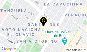 Mapa de Cordones Y Pilas en Bogotá D.C