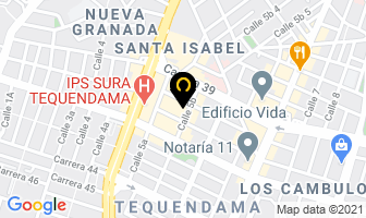 Mapa de Corestetic Prismatec en Cali