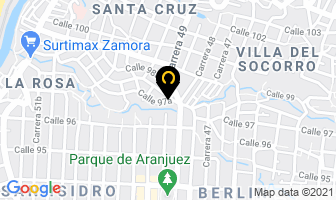 Mapa de Corfoem en Medellín