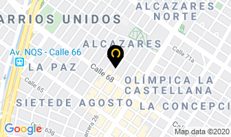 Mapa de Corinsa Ltda, en Bogotá D.C