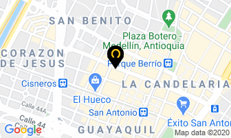 Mapa de Corositos Jeans en Medellín
