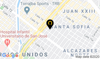 Mapa de Corpetex - Ventanas Antirruido en Bogotá D.C