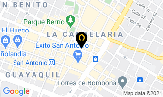 Mapa de Corpo Comercio en Medellín