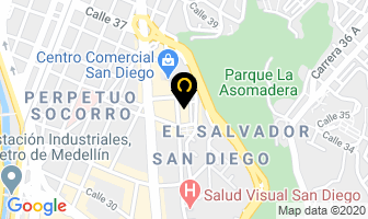 Mapa de Corpolaser Ips Colombia en Medellín
