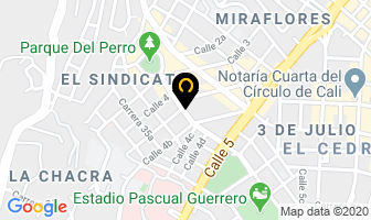 Mapa de Corpomédica S.a. en Cali