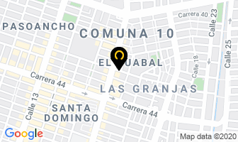 Mapa de Corpomejor en Cali
