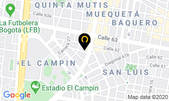 Mapa de Corporación Abre en Bogotá D.C