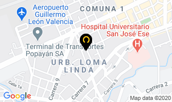 Mapa de Corporación Citma en Popayán