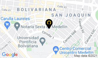 Mapa de Corporación Iph en Medellín